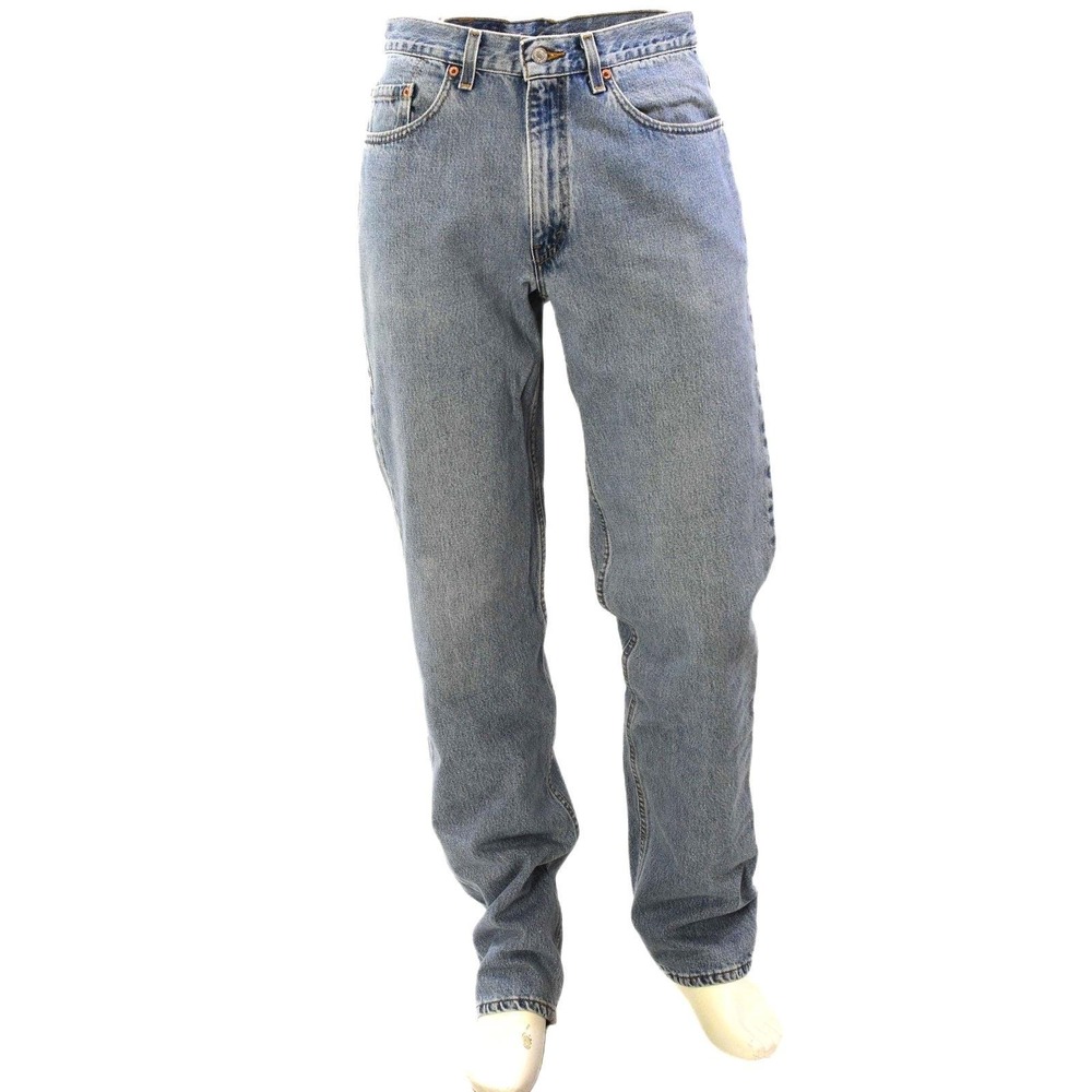 90s Vintage Levi's 560 Light Wash Cotton Tapered Jeans Mens 38 Grunge Streetwear
